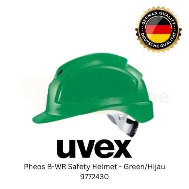 Green Uvex pheos B-WR safety