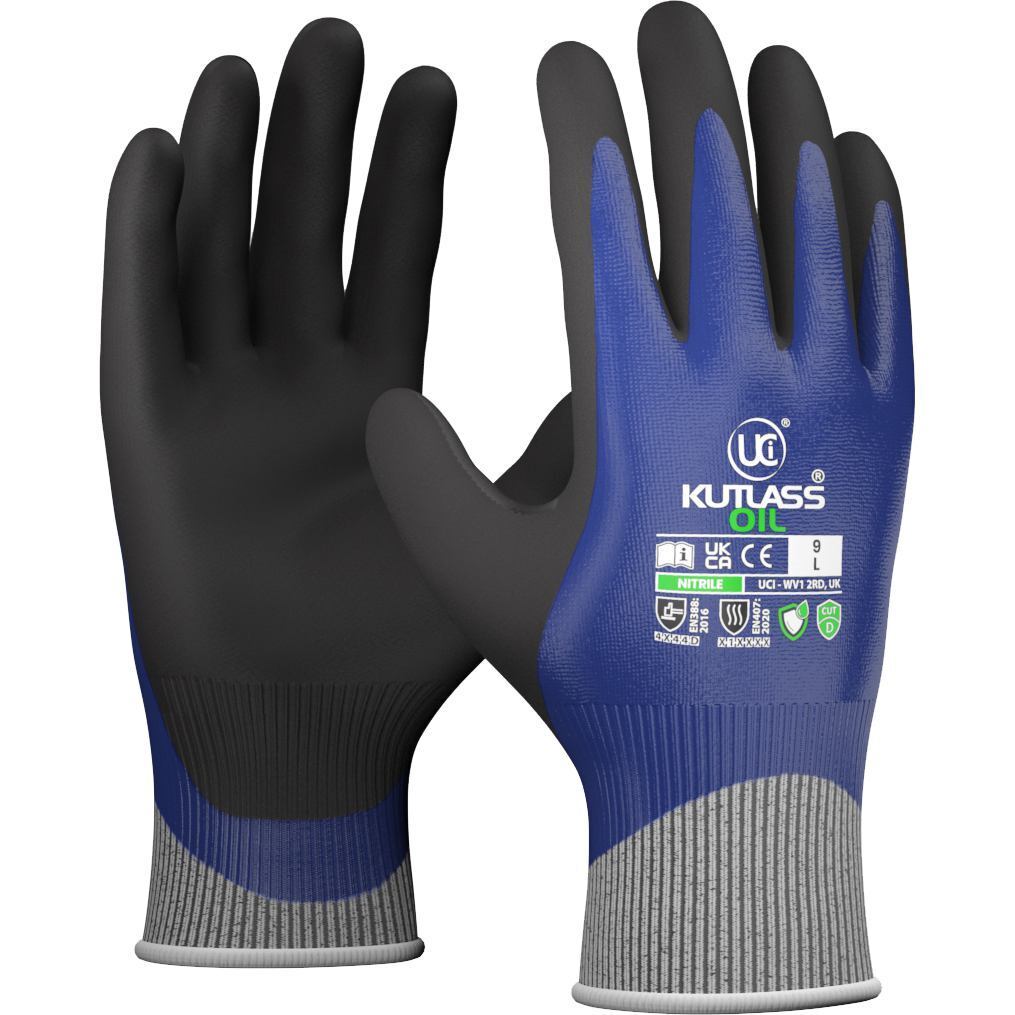 Kulass Oil G5 CUT Resistant Glove with Niitrile Coating